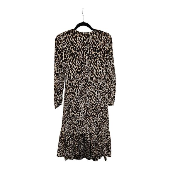 BANANA REPUBLIC Leopard Print Maxi Dress - Size 2 - Picture 2 of 9